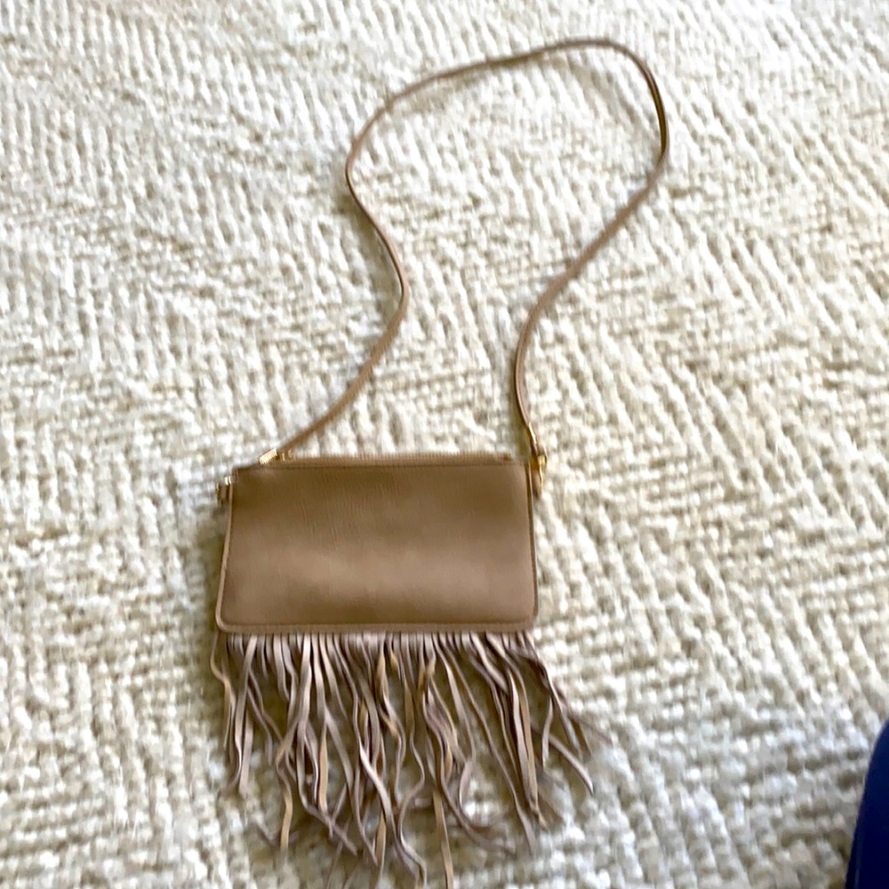 NWOT fringe crossbody